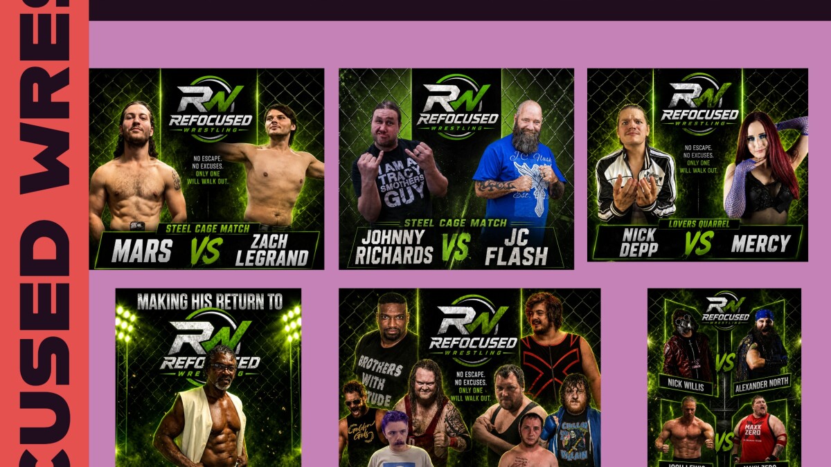 Refocused Wrestling Steel Cage Clash